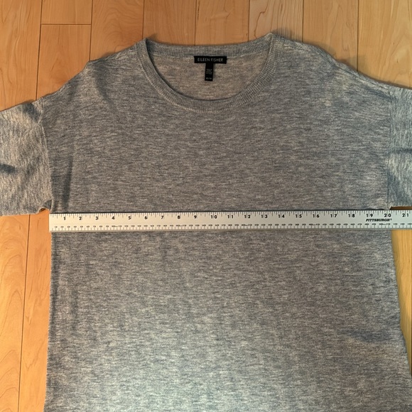 Eileen Fisher Crew Neck Gray Merino blend Tunic in XS/TP - Picture 9 of 9